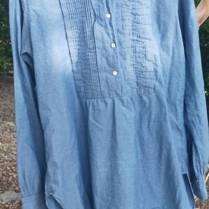 Nili Lotan Light Blue Button Down Shirt
